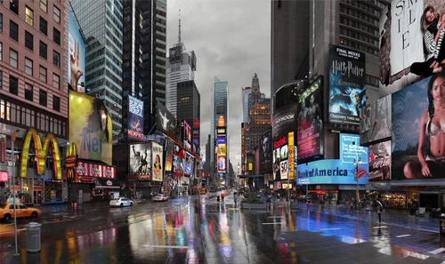 Hurricane Irene — Times Square